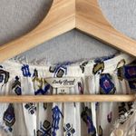 Lucky Brand bohemian ikat sheer blouse Photo 2