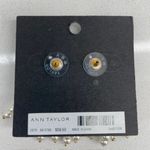 Ann Taylor NWT Pearl Chandelier Faux Pear Earrings- Photo 1