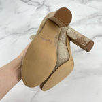 Seychelles  Ankle Boots Booties Metallic Block Heel Round Toe Zipper Size 7 New Photo 6