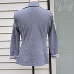 matty m  Single Button 3/4 Rolled Sleeve Knit Blazer Photo 8