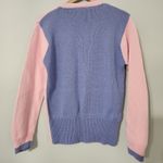 Vintage Leon Levine Pastel Golf Cotton Crewneck Sweater Birdie Swing Putt, S Pink Photo 3