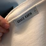 Grace Karin vintage white cropped cardigan Photo 3