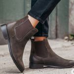 Thursday Boot Company Duchess Leather Suede Ankle Boots Green Size 6.5 Photo 1