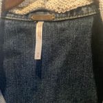 Free People Denim Sweatshirt Jacket Photo 4
