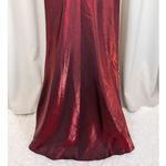 American Vintage Vintage Y2K Burgundy Satin Slip Dress Rhinestone Back Photo 15