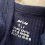 Aerie Navy Blue No BS Tank Top Photo 2