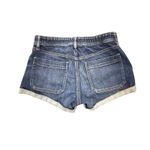 American Eagle  Stretch Denim Cuffed Shorts Blue Wash Womens Size 2 Photo 2