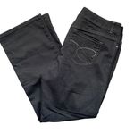 Chico's Platinum Denim Women’s Ultimate Boot Leg Stretch Black Size 2 Short/12 Photo 2