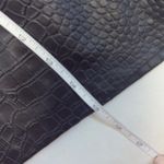 Faux Crocodile High Waist Shorts NWOT Black Size M Photo 9