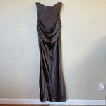 House Of CB  size L  A-C  ‘Persephone’ Smoke Strapless Corset Maxi Dress NWOT Photo 3