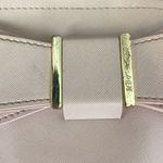 Betsey Johnson Tan Zip Close Chain Strap Bow Trim Crossbody Handbag Photo 7