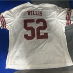 Reebok NFL Willis Jersey 49ers #52 women’s xl  Photo 1