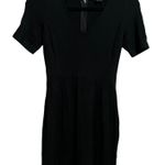 Theory Black Bodycon Knee Length Dress Photo 0