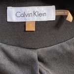 Calvin Klein  Jacket Womens 8 Black White Blazer Full Zip Career Classic Business Photo 7