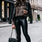 Commando  perfect control faux leather black leggings Photo 11