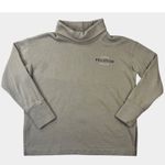 Peloton Together We Go Far Funnel Neck Pullover Sweater Long Sleeve Green Medium Photo 2