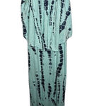 Culture Phit Tie Dye Rayon & Spandex Maxi Dress‎ Blue Size M Photo 0