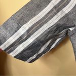 Banana Republic NWT  Cotton-Linen Romper Womens Size 0 Blue White Nautical Stripe Photo 3