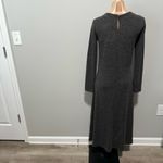 ZARA  Gray Sweater Maxi Midi Dress Small Long Sleeve NEW Photo 4