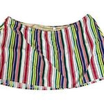 Cacique Lane Bryant  Lane Bryant Colorful Stripe Swim Skirt Womens Plus Size 28 Photo 0