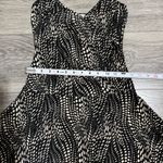 O'LALA Women Y2K Black Tan Abstract Dot Print Babydoll Spaghetti Strap Dress XS Photo 9