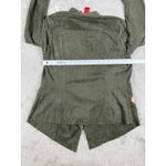 NWT V Cristina Olive Green Floral Embroidered‎ Open Front Faux Suede Jacket M Size M Photo 5