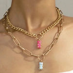 🆕Cute Fashion Bear Pendant Multi Photo 1