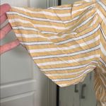 Altar'd State  Yellow, Grey and White Striped Romper Lined Photo 6