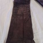 NY Jeans New York & Company Woman’s Lined Suede Pants Brown SZ 6 Photo 2