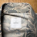 NEW US Air Force Women's Utility Camoflage Coat Size 4L Camo Combat RABU Coat Tan Photo 4