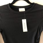 Harper Heritage Francesca’s  Ribbed Long Sleeved Ruched Dress, NWT Photo 5