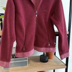 Patagonia Synchilla Fully Zipped Hooded Fleece Maroon & Pink Jacket, S Photo 3