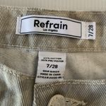 NWT Women’s Cargo Wide Leg Pants Beige Utility Streetwear Festival Y2K Size 7 Tan Photo 5