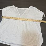 Wrap London Womens Size 4 Embroidered Tunic Top Boho Festival‎ Tie Sleeve White Photo 7