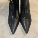 Abound  Black Kitten Heel Faux Leather Ankle Boots(Size 9M) Photo 6