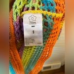 Farm Rio Multicolor Crocheted Cotton Dress Photo 7