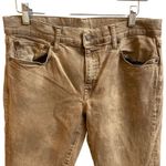 Ralph Lauren Polo Tompkins Skinny Jeans Tan Lace Up Ankle Women Size 29/8 Photo 1