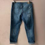 U.S. Polo Assn. Medium Wash Blue Relaxed Floral Cuffed Hem Jeans Size 8R NWT Photo 12