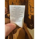 Dolan Life Nest Boho Lace Puff Sleeve Top Small Brown Corduroy Cottagecore Photo 9