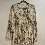 Free People Bella Floral Bell Sleeve Festival Mini Boho Tunic Sz S Photo 1