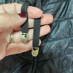 Quilted and Velvet Black Drawstring Trouser 31 EUC Black Photo 7