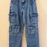 Garage Women's Blue Cargo Jeans Photo 0