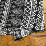 Paper Crane  Black‎ & White Printed Sleeveless Tank Top Women's Size Medium Photo 1