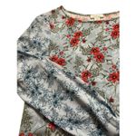 Sundance  pullover top floral print with contrast sleeves sz Small Photo 2