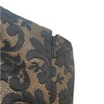 Ann Taylor  LOFT Strapless Black Gold Brocade Mini Dress 4 Formal Whimsy Fairy‎ Photo 5