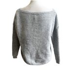 Boutique Heart Pullover Sweater Size XL Black Gray Scoop Neck Cabin Fall Comfy Photo 1