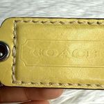 Coach Yellow Replacement Fob Bag Charm Hang tag Hangtag Photo 0