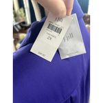 NWT J.Jill Royal Purple "Satin" Long Sleeve Collared Button Down Shirt Size 2X Photo 3