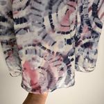 cha cha vente Beautiful Tie Dye Print‎ Mesh Blouse Plus Size Photo 4