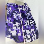 Alfani Purple and Black Geometric Long Sleeve Dress Size L Photo 3